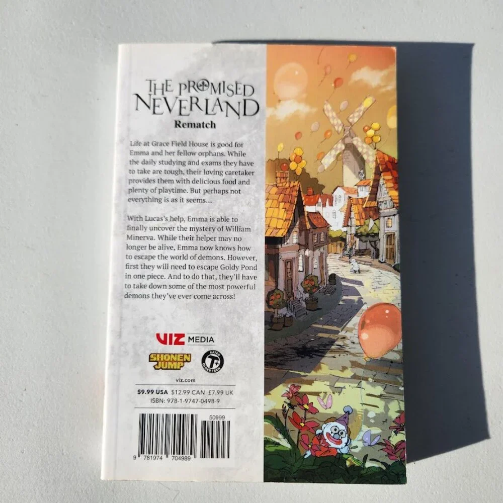 The Promised Neverland 10 Volume 10 Kaiu Shirai Graphic Novel Book Comics Comic